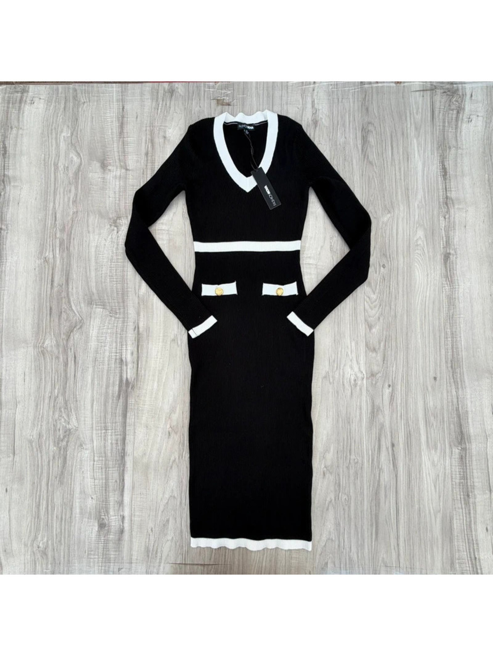 Fashion Nova Mimi Sweater Midi Dress